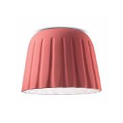 Ferroluce Taklampa Madame Gres keramik höjd 29 cm, rosa