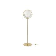 GUBI Multi-Lite golvlampa, höjd 148 cm, mässing/vit