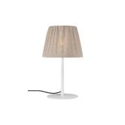 PR Home bordslampa Agnar för utomhusbruk, vit/brun, 57 cm