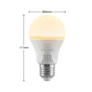 PRIOS LED-lampa E27 A60 11W vit 3 000K 3-pack