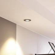 Arcchio LED-downlight Jyra, svart, 2.700K