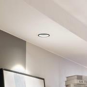 Arcchio LED-downlight Niria, svart, 4 000K