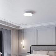 TEMAR LIGHTING Taklampa Cleo, Ø 50 cm, IP54, grå, metall, E27