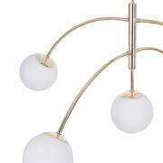 Euluna taklampa Karda, guldfärgad, 5 lampor