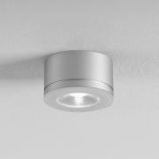 Egger Licht EGG DLS downlight Newton, grå, 30°, 3.000 K Ø 6,3 cm IP54