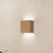 Argon LED-vägglampa Gianto upp/ner, guld