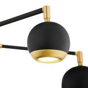 Jupiter Hänglampa Vilar, svart, metall, 6 lampor, GU10