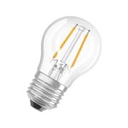 OSRAM LED-dropplampa E27 Superstar 4,8W klar 827