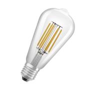 OSRAM LED rustik lampa E27, ST64, 3,8W, 806lm, 830, klar