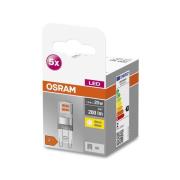 OSRAM Base PIN LED-stiftlampa G9 1,9 W 2 700 K 5-pack