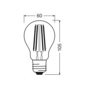 OSRAM LED Classic, glödtråd, E27, 2,2 W, 470 lm, 4 000 K