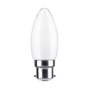 Paulmann LED-kronljuslampa B22d 4,7W 4 000 K opal