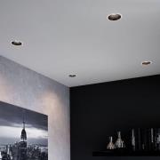 Paulmann Cole spotlight GU10, vit/svart