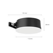 Philips LED-solcellsvägglampa Vynce, Ø huvud 11,2 cm