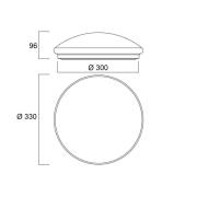 Sylvania Start Surface LED-tak med sensor Ø 33cm