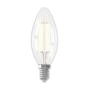 Calex Smart LED-lampa E14 B35 4,9W stearinljus 1800K-3000K