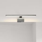 Nordlux LED-badrumsvägglampa Marlee, metall, kromfinish, 50 cm, 3 000K