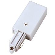 SLV matare för 1-fas skena jord vänster vit