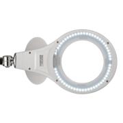 LED-klämlampa MAULmakro, vit, höjd 50 cm