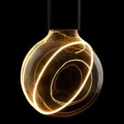 Segula LED Illusion G125 E27 5W Diagonal klar/rökfärgad