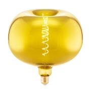 EGLO LED-lampa E27 4W Big Size i äppelform, guld