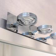 MEGATRON Tre Punto LED-vägglampa, krom