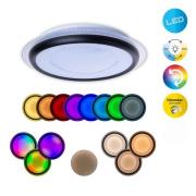 Näve LED-taklampa Canna RGB/CCT med fjärrkontroll