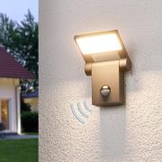 Lucande Marius – sensor-utomhusvägglampa med LED-lampor