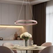 Lucande Smart LED-pendellampa Yonam, kaffe, 1-lampa, Tuya