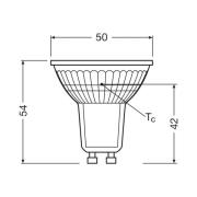 OSRAM LED PAR16 reflektor GU10 2,5W 100° 2,700K 3-pack