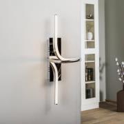Lindby Divola LED-vägglampa, stepdim, krom