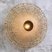 GOOD & MOJO Kalimantan vägg, natur/svart, Ø 87cm