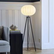 PR Home Base golvlampa, svart, höjd 125 cm, textil