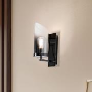 Lucea Vägglampa Padrela, svart-krom, 1 lampa