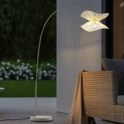 Lindby utomhus golvlampa Valdorin, beige, 199 cm, IP44