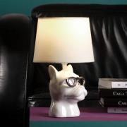 ONLI Biagio bordslampa, vit, keramik, 29 cm hög, E14