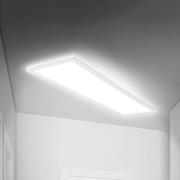 Briloner Move LED-panel, sensor, 98 x 20 cm, IP44, plast, vit