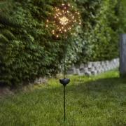 STAR TRADING LED-solcellslampa Firework med markspett 100 cm