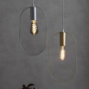 STAR TRADING Dekohänglampa Shape med oval, silver