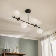 EMIBIG LIGHTING Taklampa Kabo, 1 arm, svart, 6 lampor