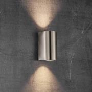 Nordlux Utomhusvägglampa Canto Maxi 2, stål