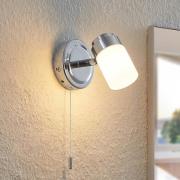 Lindby Alimari vägglampa, krom