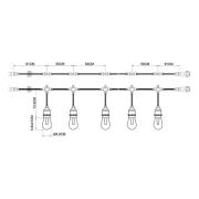 Prios Smart LED-ljuskedja Liezel, 732 cm, RGBW, Tuya