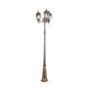 Maytoni Fleur lyktstolpe, guld antik