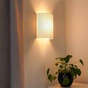 Duolla Celine vägglampa, beige, tyg, E27