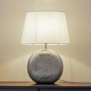 Lindby Florentino bordslampa, 49 cm, keramik, textil