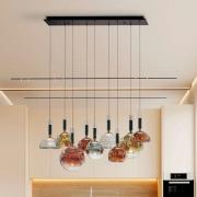 Schuller Valencia Charlize II 9 lampor LED-hänglampa, dimbar, fyrfärga...