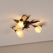 ONLI Alga taklampa, 3 lampor, järn, glas, Florentine