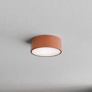 TEMAR LIGHTING Taklampa Cleo 200, koppar, sensor, IP54, Ø 20 cm, metal...