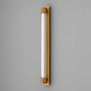 OLEV LED-vägglampa CHARMER, brun, metall/glas, 2 700 K IP44